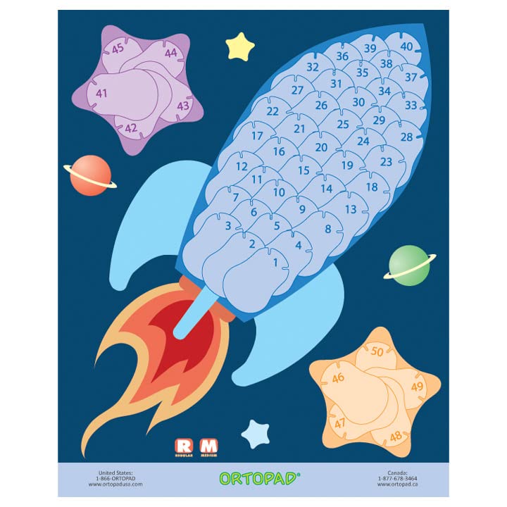 OrtopadÂ® Boys Reward Poster Pack, includes 3 posters, Rocket/Fire Truck/Monster Truck - Image 1